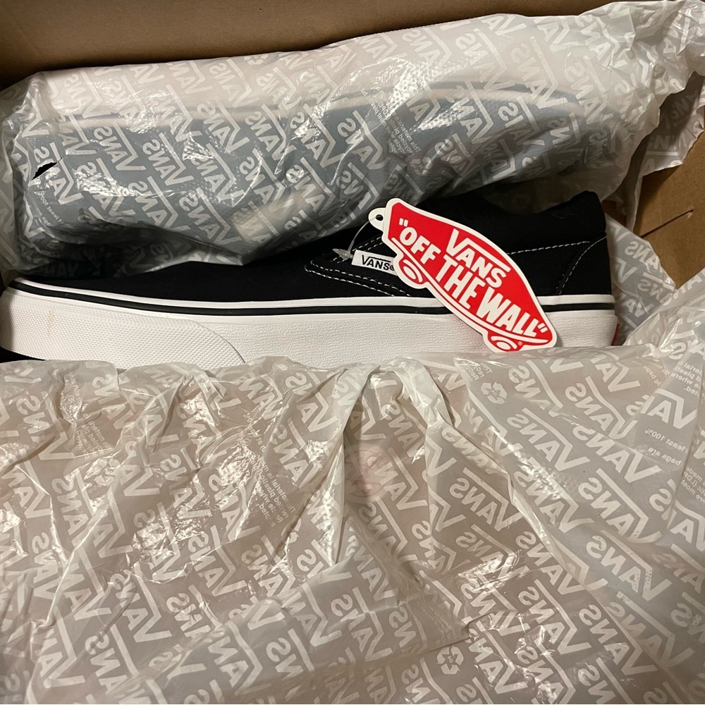Brand New Black Slip On Vans